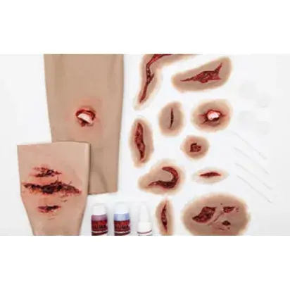 Kit de simulación de heridas y quemaduras