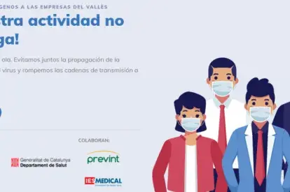 Cribado masivo test antigenos covid en empresas de Cataluña